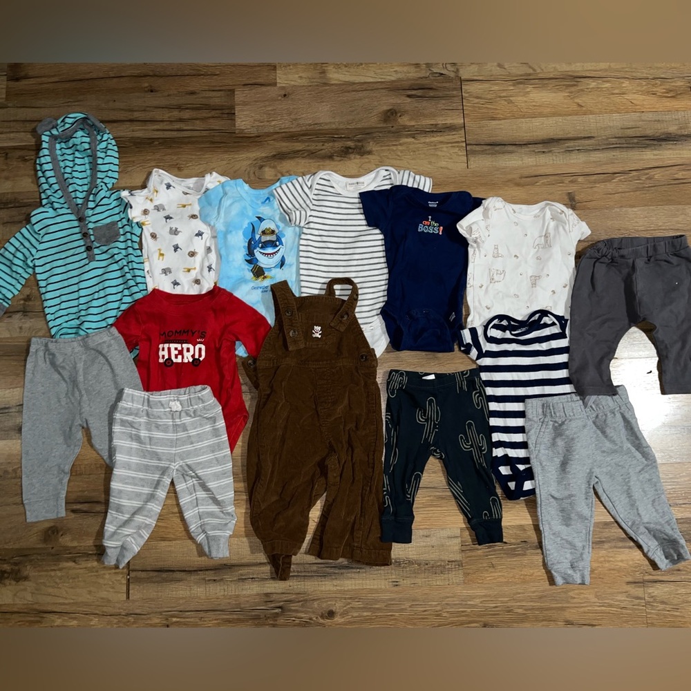 6 month clothing bundle- 14 pieces